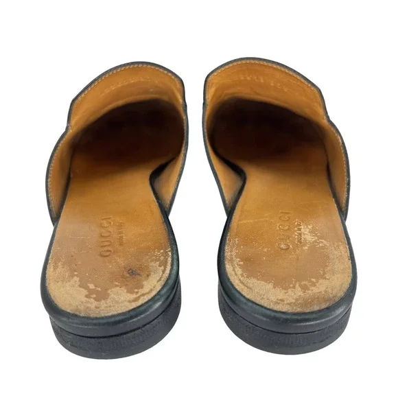 Gucci Princetown black leather bit loafer mules that fit like a 7 - Picture 6 of 9